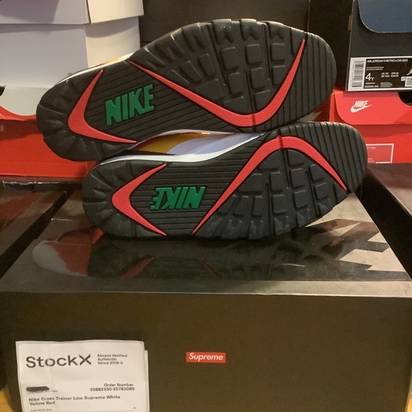 NWT Supreme Nike Air Cross Trainer 3 Mens Size 12 AUTHENTICATED - Picture 14 of 15
